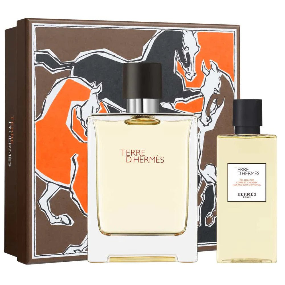 Hermes Terre D'hermes Set For Men EDT 100Ml + S Gel 80Ml