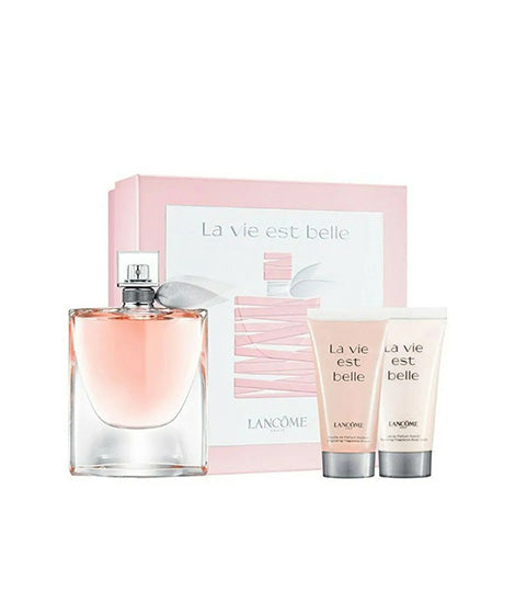 Lancome La Vie Est Belle Edp 100ml + Body Lotion 50ml + Shower Gel 50ml - Krazy Mall