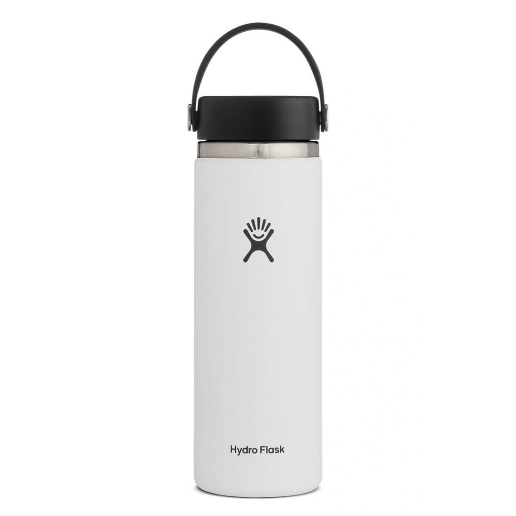 Hydro Flask 20 OZ WIDE FLEX CAP WHITE - Krazy Mall