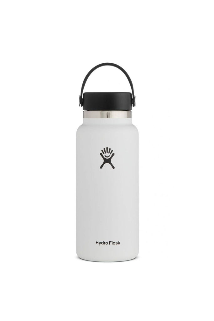 Hydro Flask 32 OZ WIDE FLEX CAP-WHITE - Krazy Mall