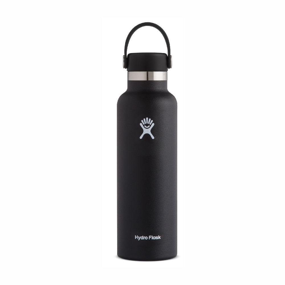 Hydro Flask 21 OZ STANDARD FLEX CAP BLACK - Krazy Mall