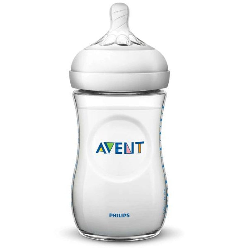 Philips Avent Natural Plastic Baby Bottle SCF033/17 260ml - Krazy Mall