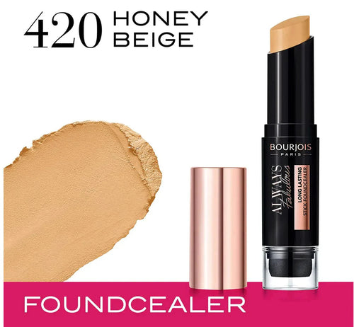 Bourjois Always Fabulous Stick Foundcealer  420 Honey Beige 73 G (025 Oz) 