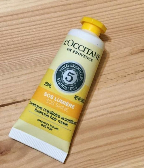 Loccitane Lustrous Hair Mask 20ml-SOS Shine 