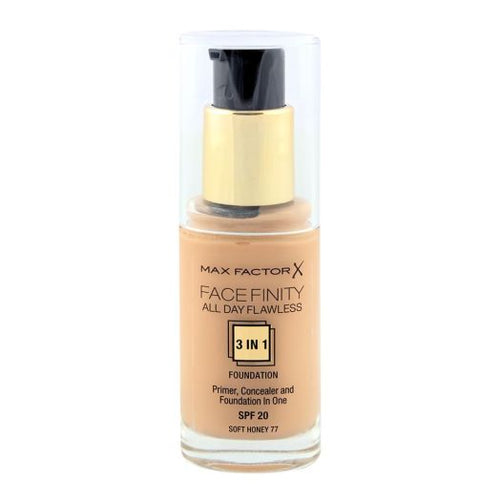 Max Factor Facefinity All Day Flawless Liquid Foundation 3In1 - 077 Soft Honey 30Ml 