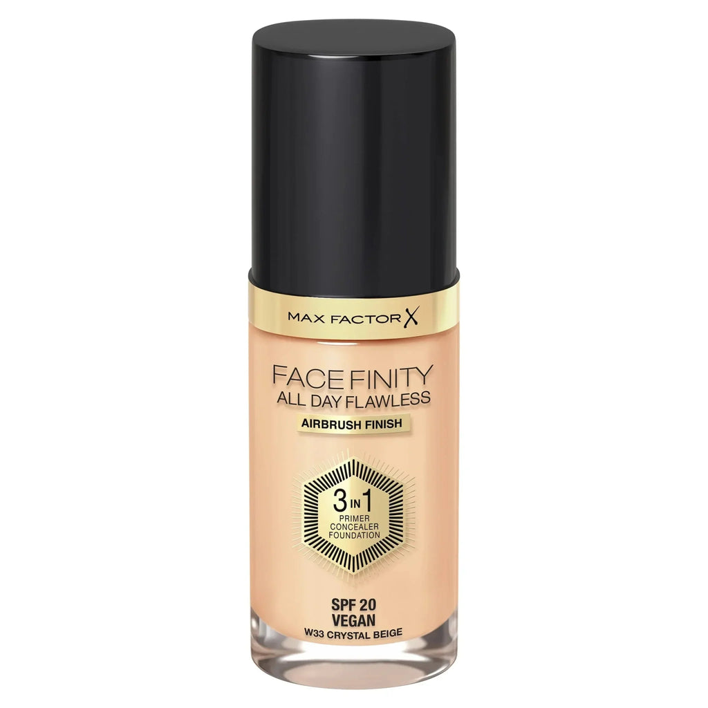 Maxfactor Facefinity All Day Flawless Liquid Foundation 3In1 033 Crystal Beige 30 Ml 