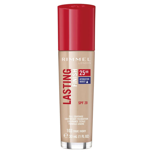 Rimmel LASTING FINISH FOUNDATION RED CAP -103 true ivory 