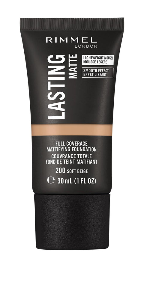 Rimmel Lasting Matte Foundation - 200 Soft Beige 