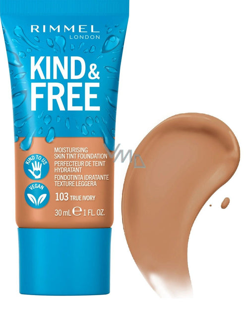 Rimmel London Kind & Free Foundation - 103 True Ivory 