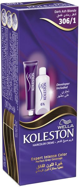 Wella Koleston Hair Color Cream 306/1 Dark Ash Blonde 