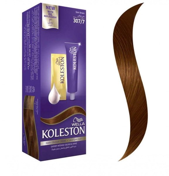 Wella Koleston Hair Color Cream Single 307/7 Deer Brown 