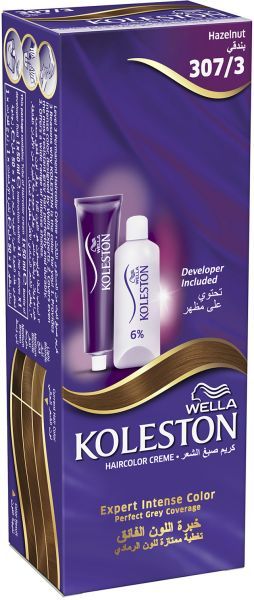 Wella Koleston Hair Colour Cream 307/3 Hazelnut 