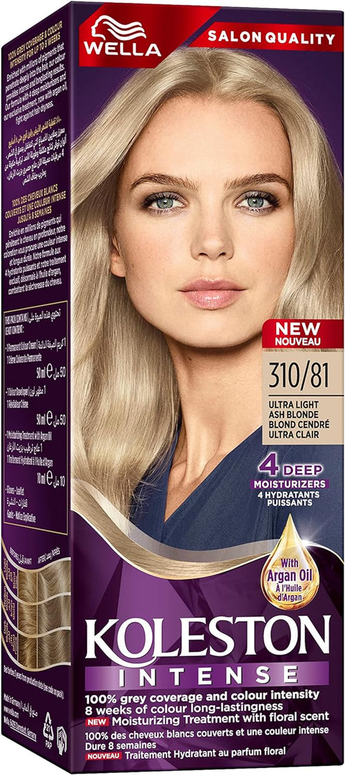 Wella Koleston Hair Colour Cream 308/11 Ultra Light Ash Blond 