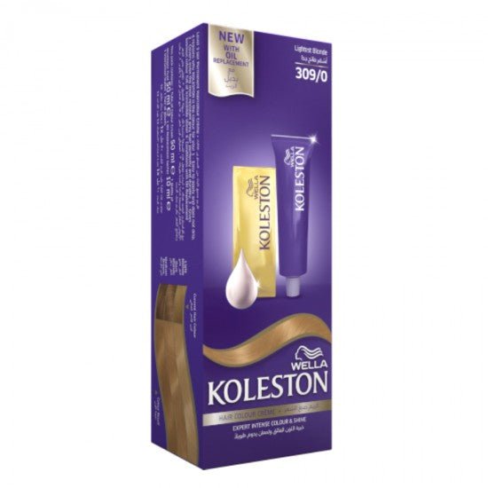 Wella koleston Hair Colour Cream 309/0 lightest blonde 