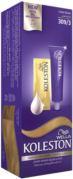 Wella Koleston Hair Colour Cream 309/3 Golden Blonde - Krazy Mall