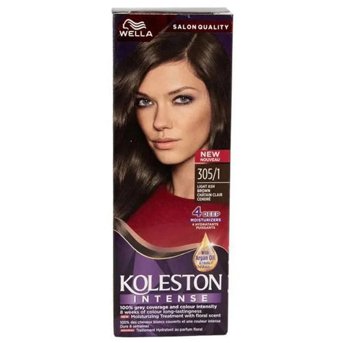 Wella Koleston Intense Hair Color 305/1 Light Ash Brown 