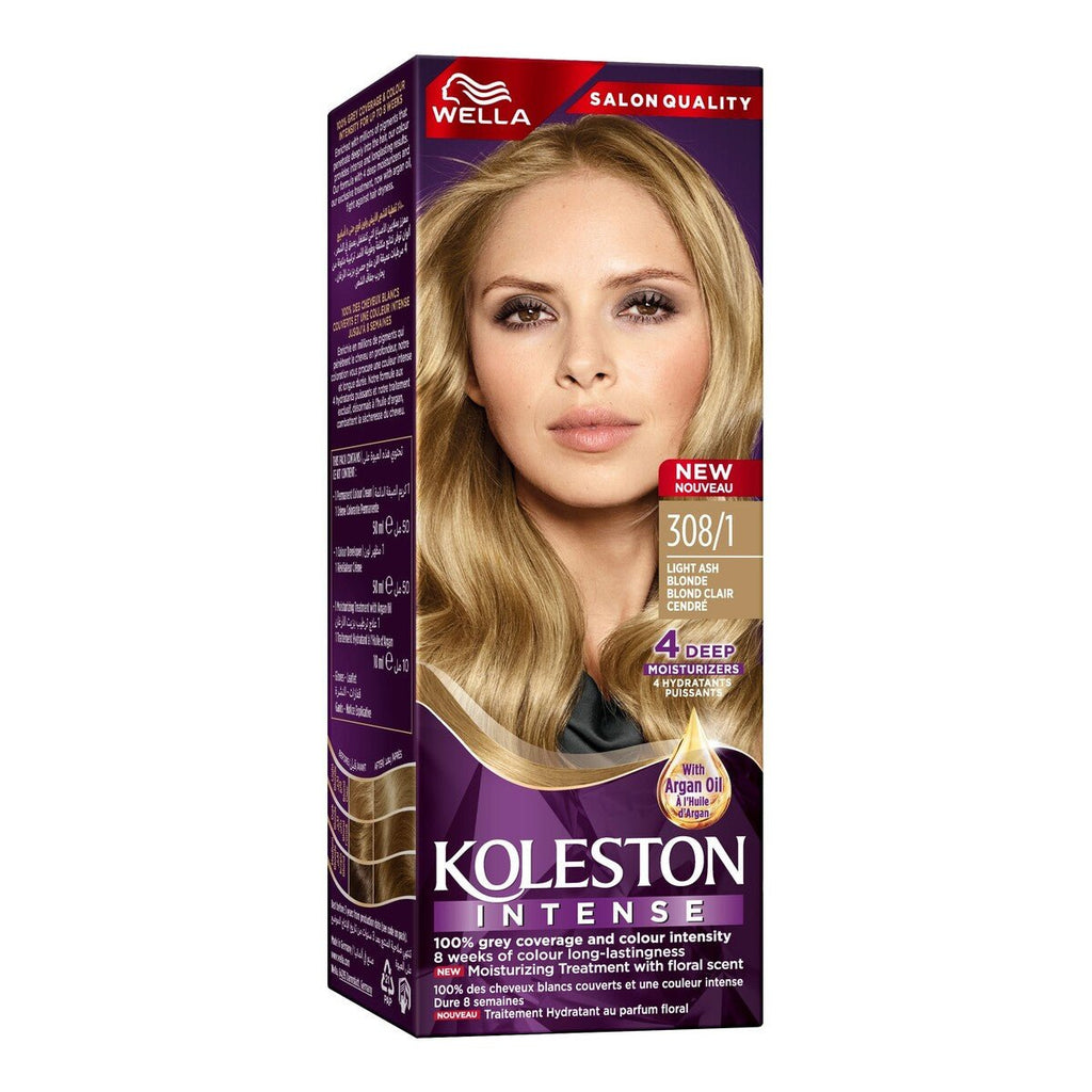 Wella Koleston Intense Hair Color 308/1 Light Ash Blonde 