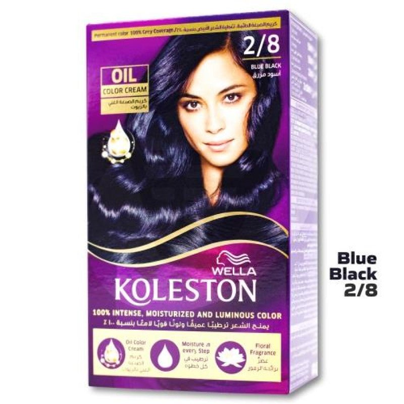 Wella Koleston Supreme Hair Color 2/8 Blue Black 