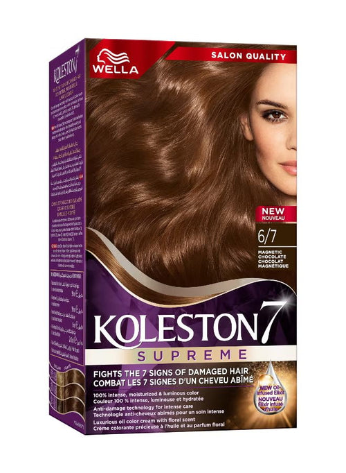 Wella Koleston Supreme Hair Color 6/7 Magnetic Chocolate 